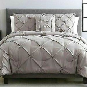 VCNY Home Carmen 3-PC. Ruched Queen Duvet Cover Set Bedding